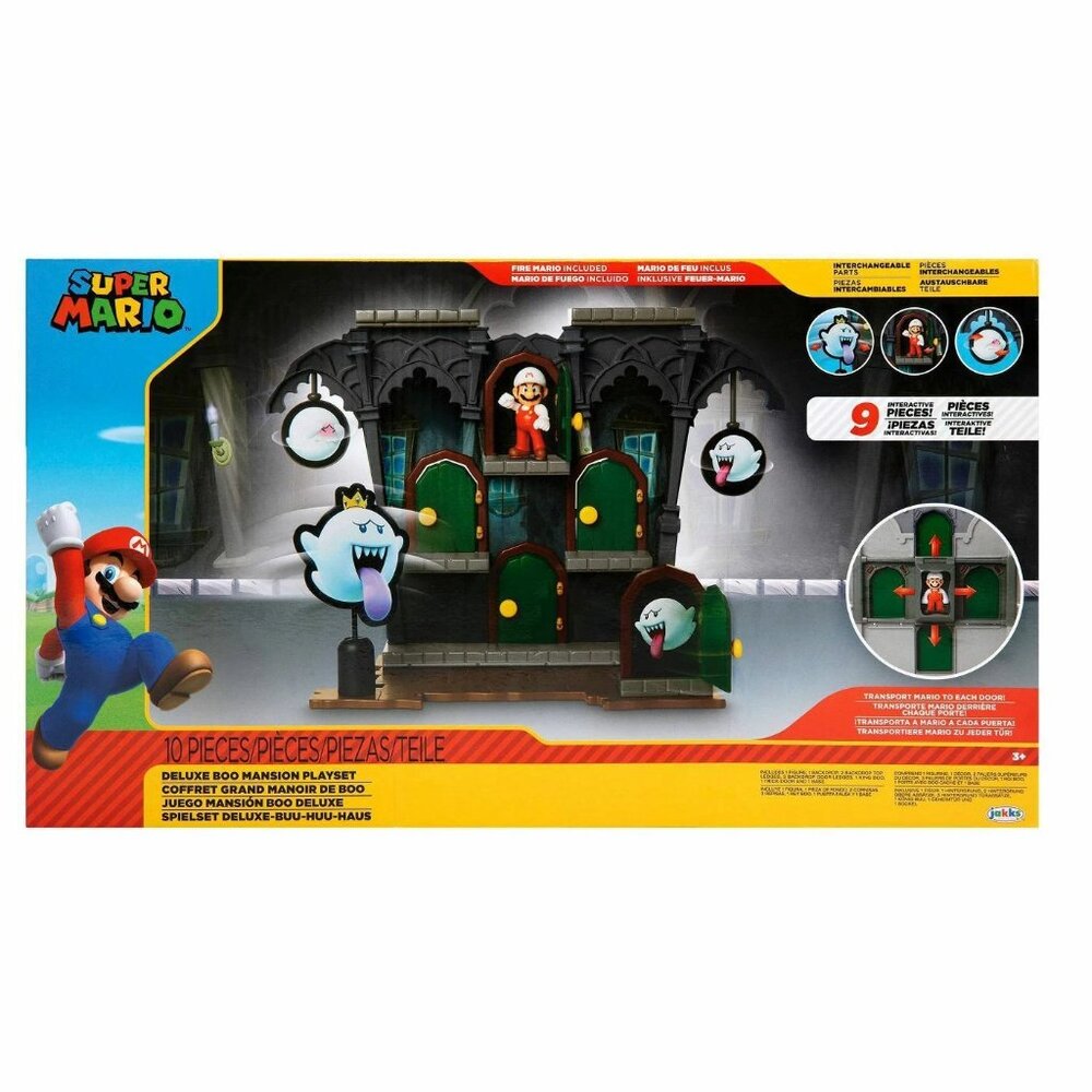 World of Nintendo Super Mario Deluxe Boo Mansion Exclusive 2.5-Inch Playset